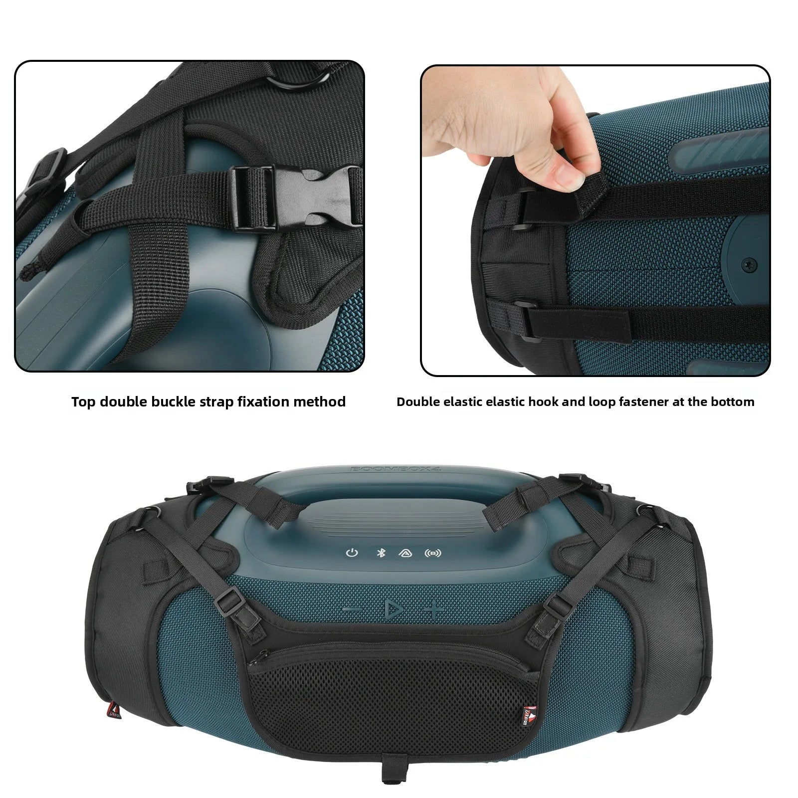 Outdoor Travel Dust Protection Case Protect Box Storage Bag Carrying Cover Case for JBL Boombox 4 Wireless Bluetooth Speaker