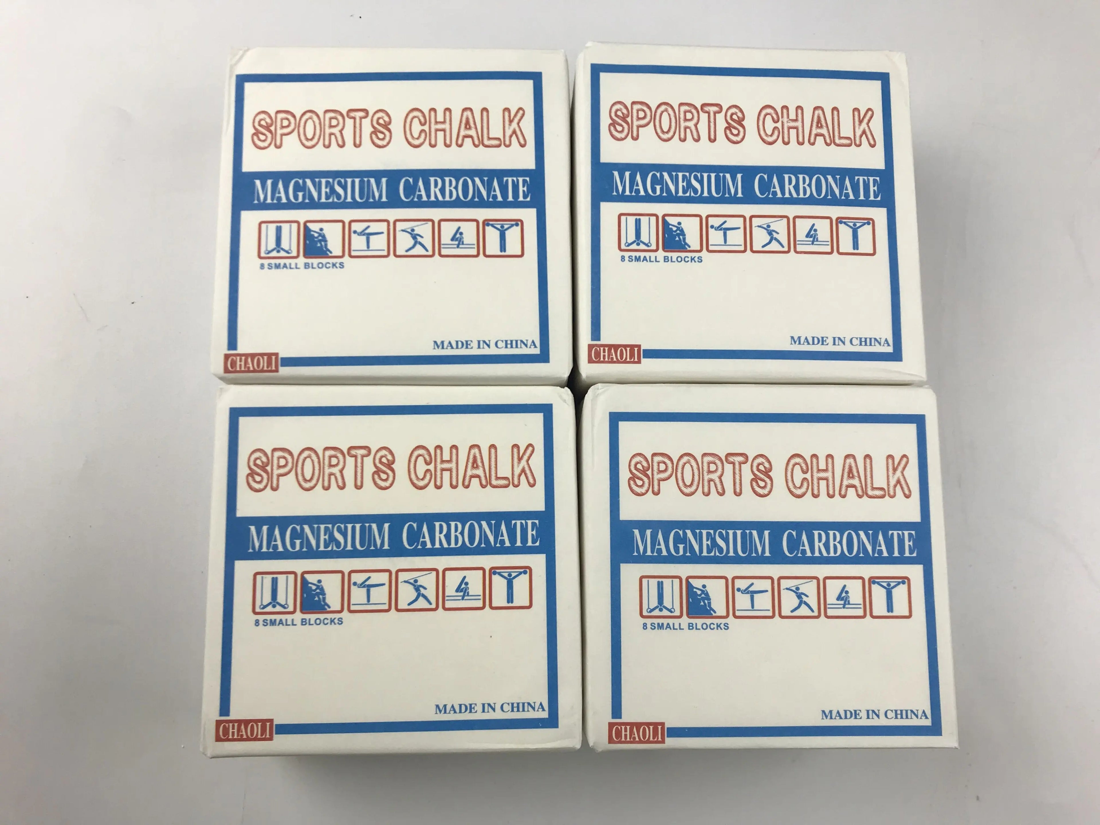 Non-Slip Magnesium Blocks for Rhythmic Gymnastics, Weightlifting Sports Brick, Climbing and Fitness Training, 2 PCs, 4 PCs, 8PCs