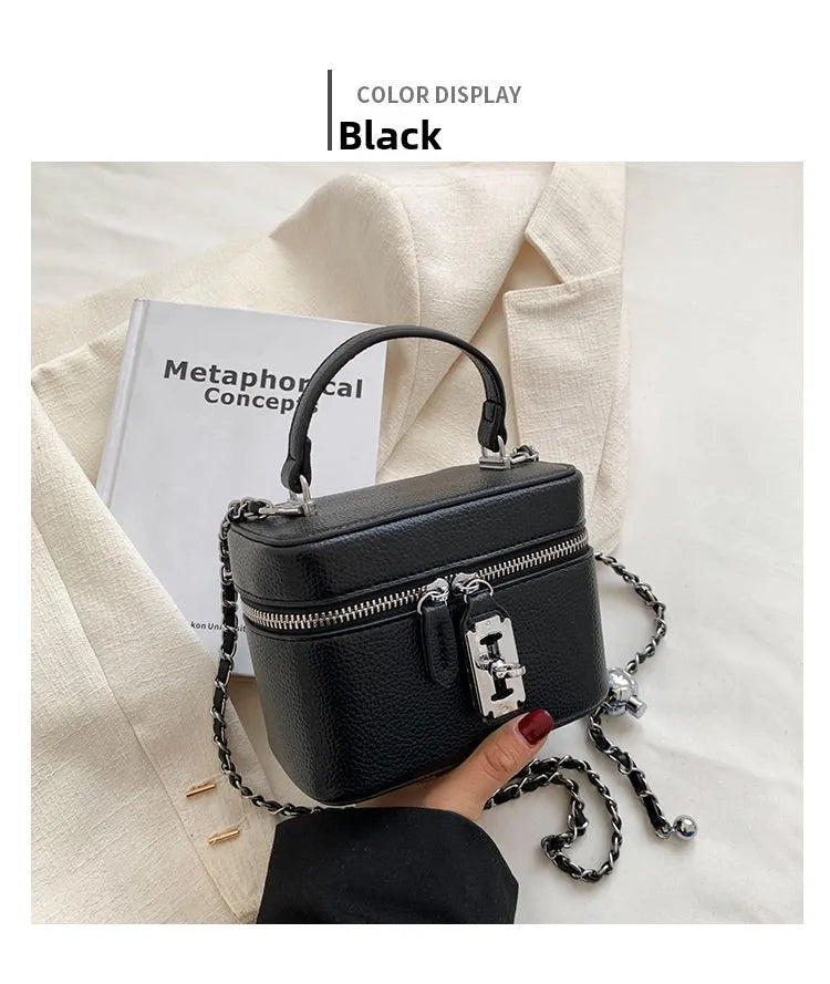 Fashionable Chain Strap  Square Bag for Women Summer New Style Handbag High Quality Crossbody Bag Stylish Trendy Small Bag