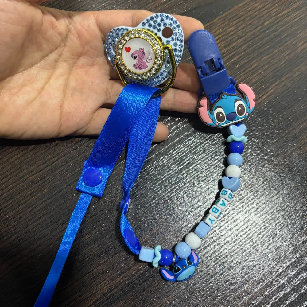 Chewing nipple clip  cute pacifier holder & baby pacifier clip Newborn pacifier feeding gift suitable for babies aged 0 - 8M