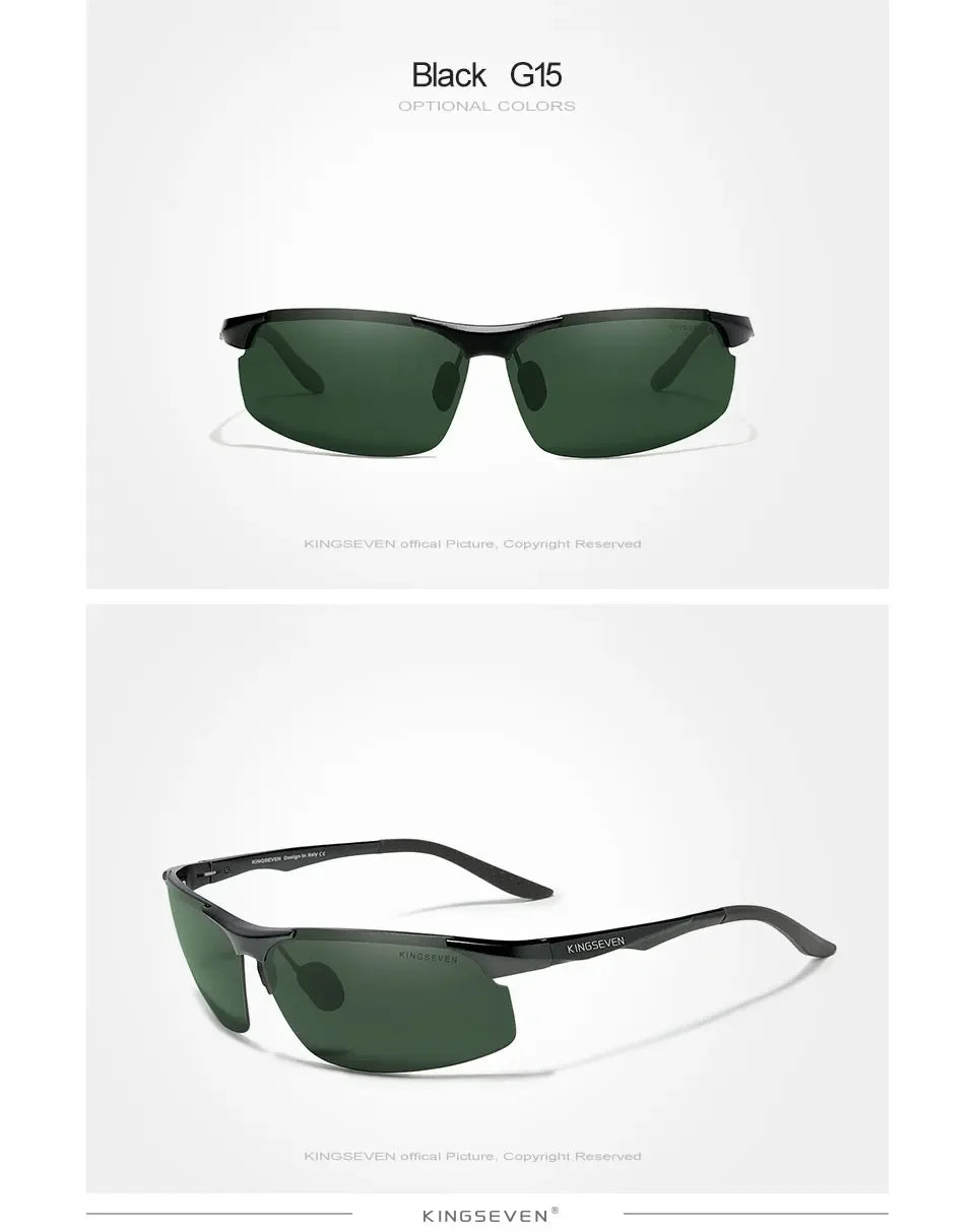 KINGSEVEN UV400 Polarized Men Sunglasses Cycling Driving Mirror Lens Male Glasses Anti-glare Women Fishing High Quality Eyewear
