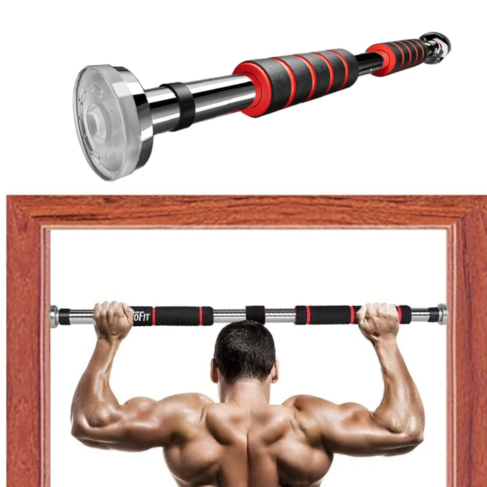 Adjustable Pull Up Bar Horizontal Gym Equipment For Home Strength Training Non-Slip Grip Durable Fitness Bar Men Women
