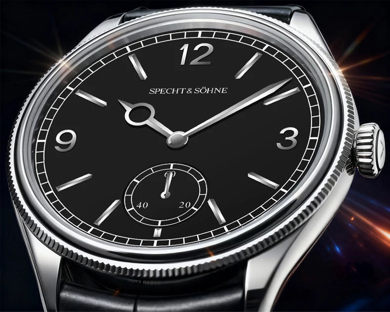 New Fashion Specht & Söhne 38.5MM Mechanical Watches For Men Seagull Movt Sapphire Crystal Business Watch Relogio Masculino
