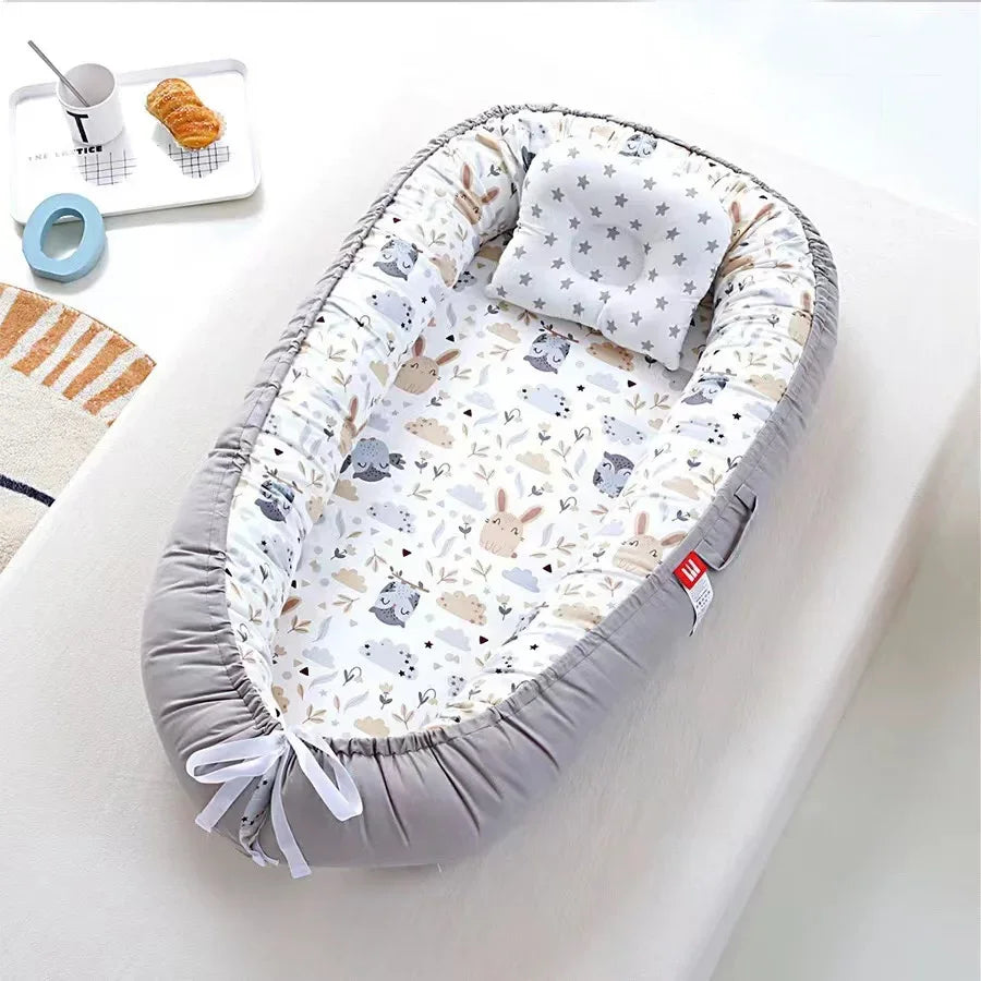 Cotton Baby Soft Bed Convenient Newborn Baby Bed Middle Bed Baby Enlarged Bed Baby Bed Circumference Baby Bed
