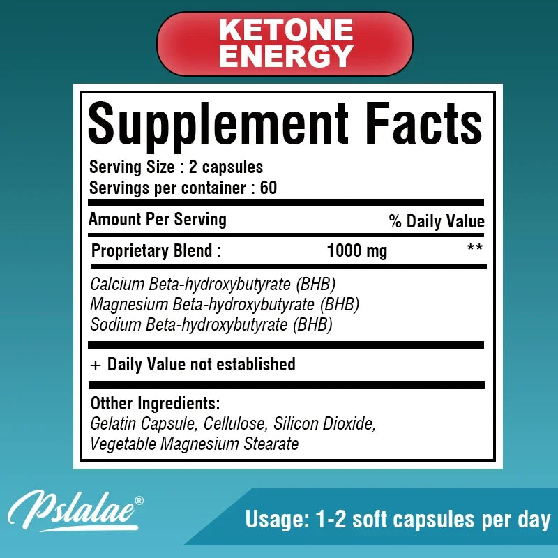 Keto Burn Capsules - Healthy Weight Management, Fat Burner, Improve Digestion, Boost Immunity, Non-GMO
