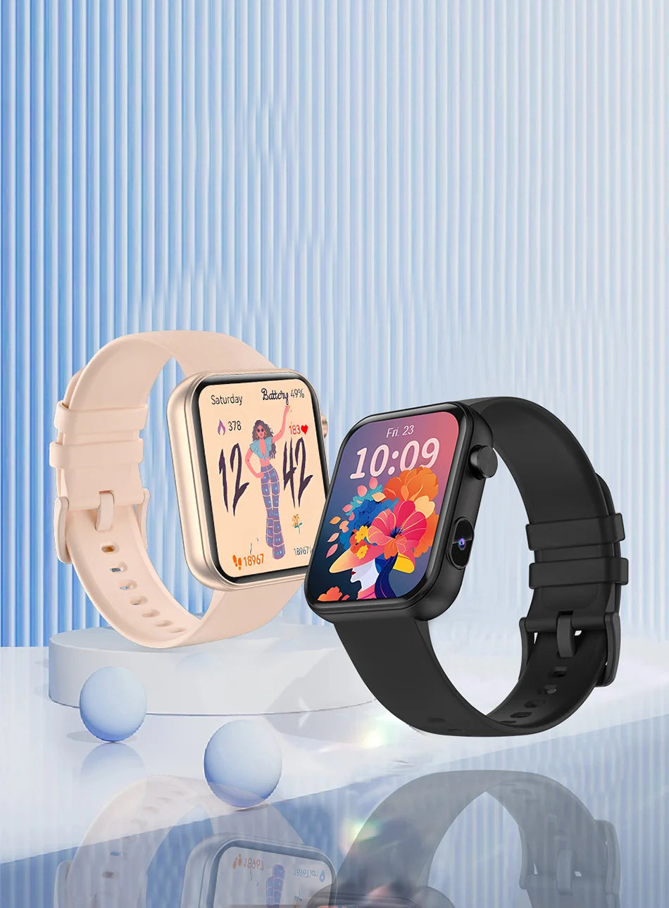 2025 New Smart Watch Women Men HD Camera Record Video Heart Rate 512MB Memory Music Sport Waterproof Bluetooth Call Smartwatch