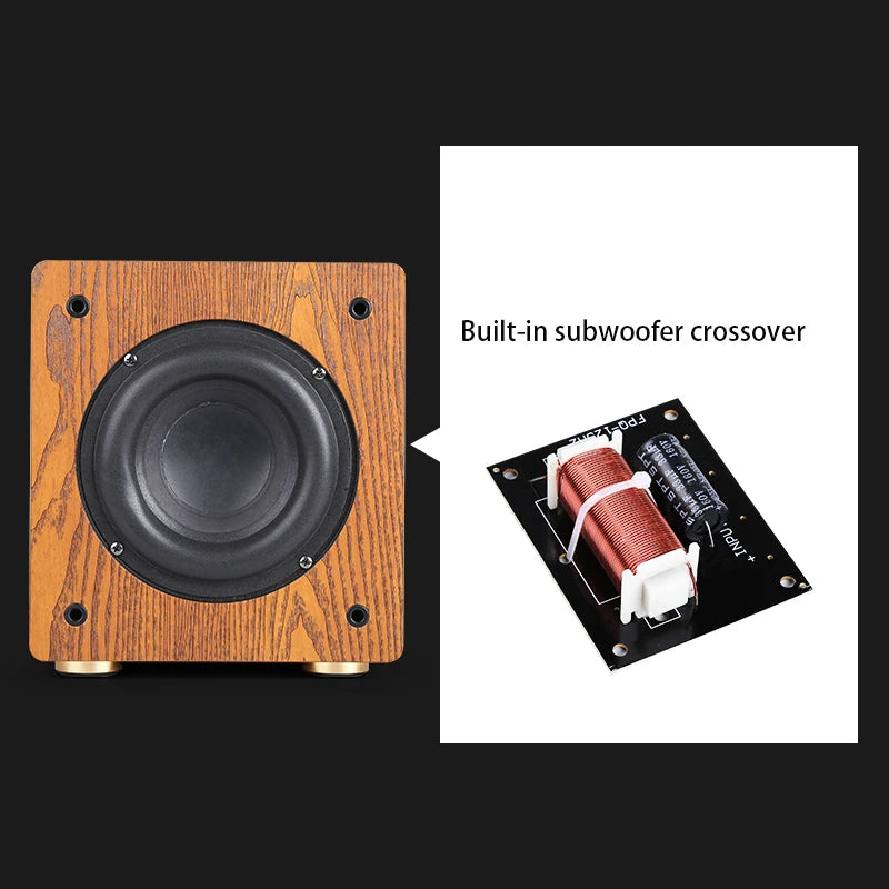 6.5 Inch Passive Subwoofer 100W High Power Sound Box HiFi Audio Speaker Large Magnetic Durable Loudspeakers For Home Theater DJs