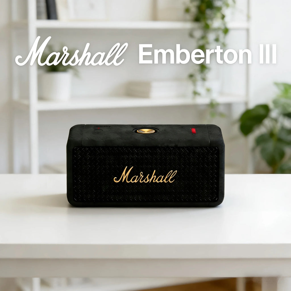 Marshall Emberton III Bluetooth Speaker Portable IPX7 Waterproof Wireless Stereo Bass Mini Speaker Outdoor Home Party Travel