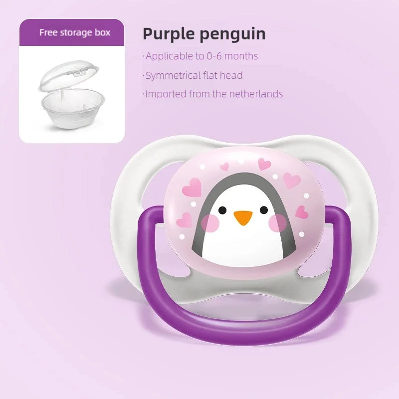 PHILIPS AVENT Silicone Nipple Pacifier Baby Toddler Soothe Kids Newborn Baby Silicone Teething Pacifier Orthodontic Nipples Baby
