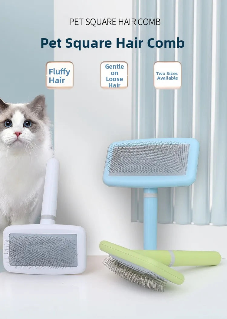 Pet Grooming Comb Dog And Cat Brush for Beauty And Thickening Hair Plastic Pet Supplies Universal for All Pets