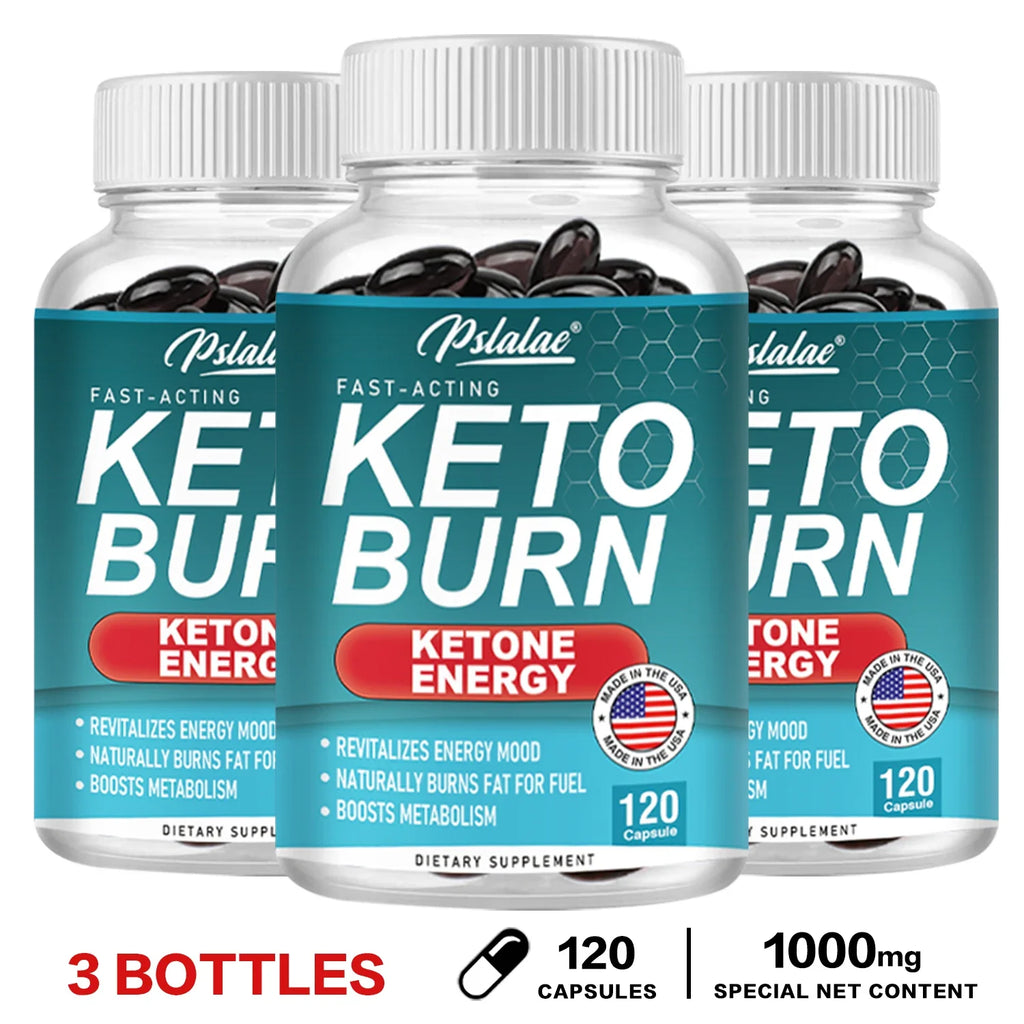 Keto Burn Capsules - Healthy Weight Management, Fat Burner, Improve Digestion, Boost Immunity, Non-GMO