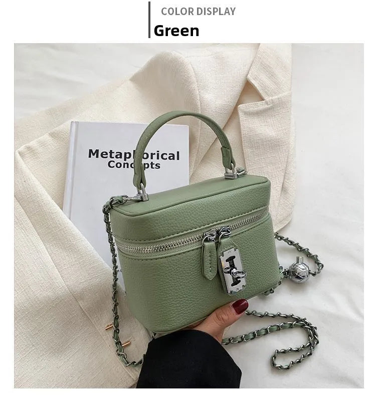 Fashionable Chain Strap  Square Bag for Women Summer New Style Handbag High Quality Crossbody Bag Stylish Trendy Small Bag