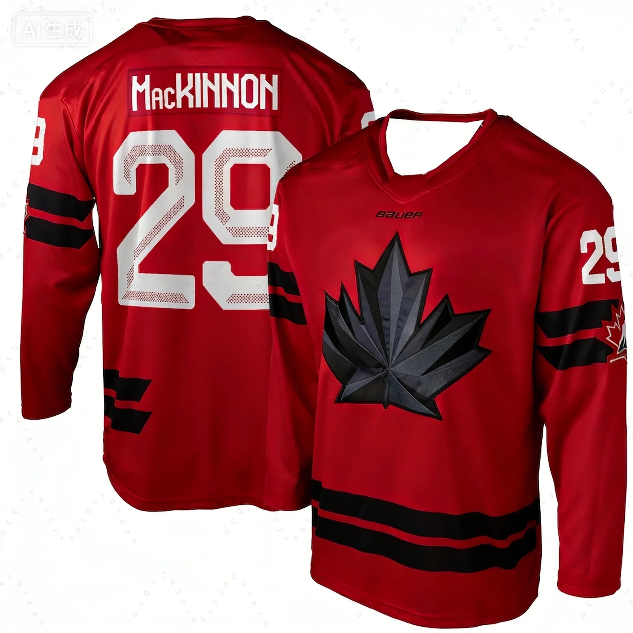 2026 New Model Arrival Canada Ice Hockey Game Jersey Mcdavid Fan Special Hockey Jersey Kit Men's Long-Sleeve Athletic T-Shirts