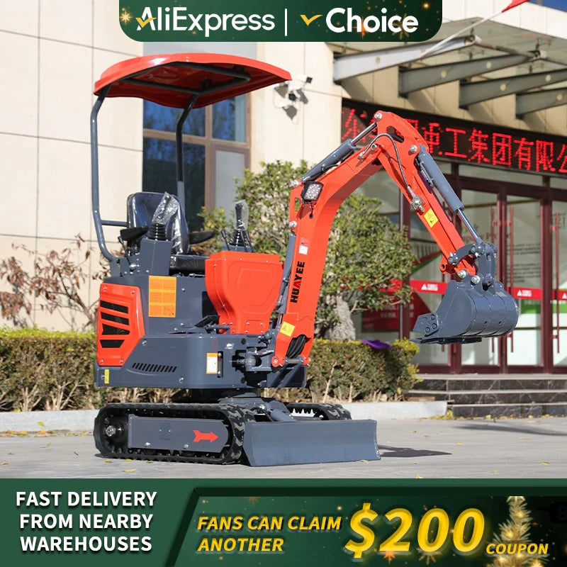 Hydraulic Mini Excavator Prices Multifunctional EPA Engine Small Diggers Portable Excavadora Customize Mini Small Excavators