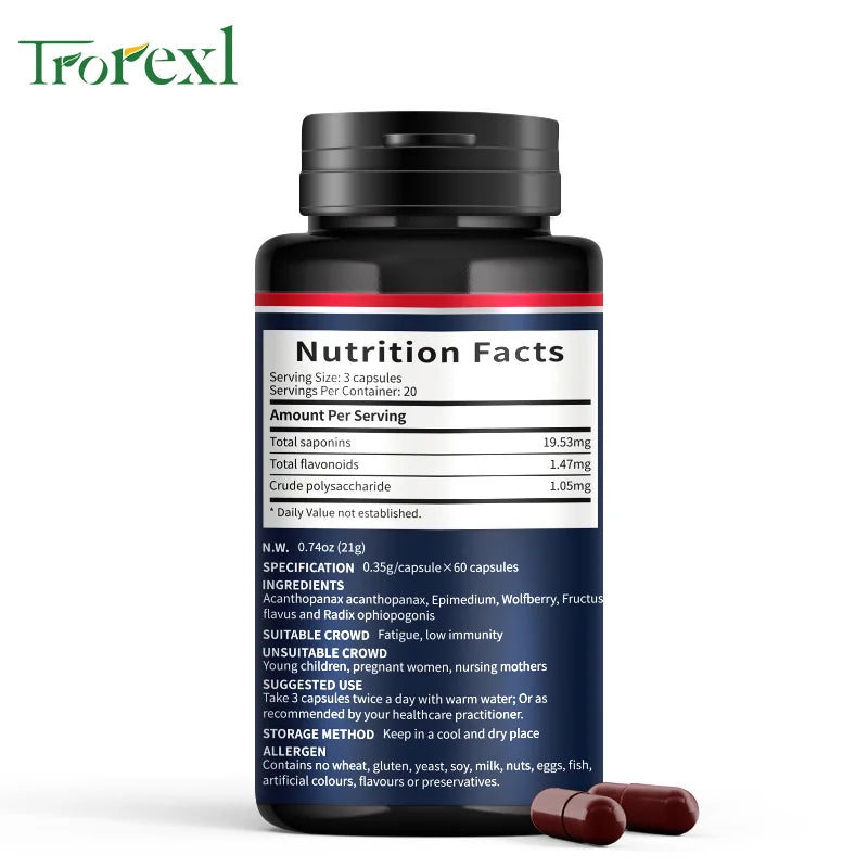 Men Sports Nutrition Epimedium Supplement for Enhance Endurance, Enlargement , Fatigue Resistance