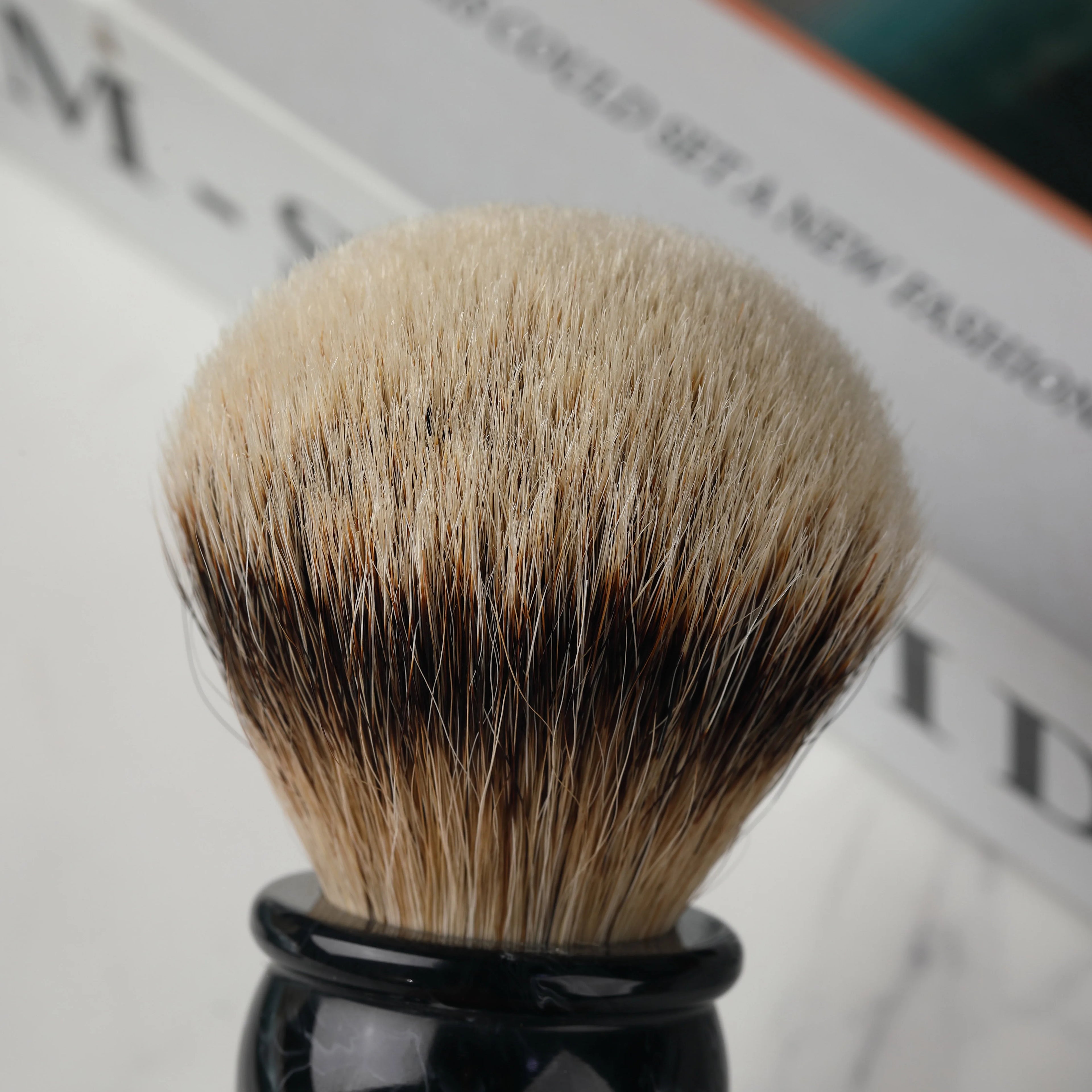 Yaqi 24MM Mens Shaving Brush Silvertip Badger Hair Facial Beard Cleaning Appliance Shave Tool