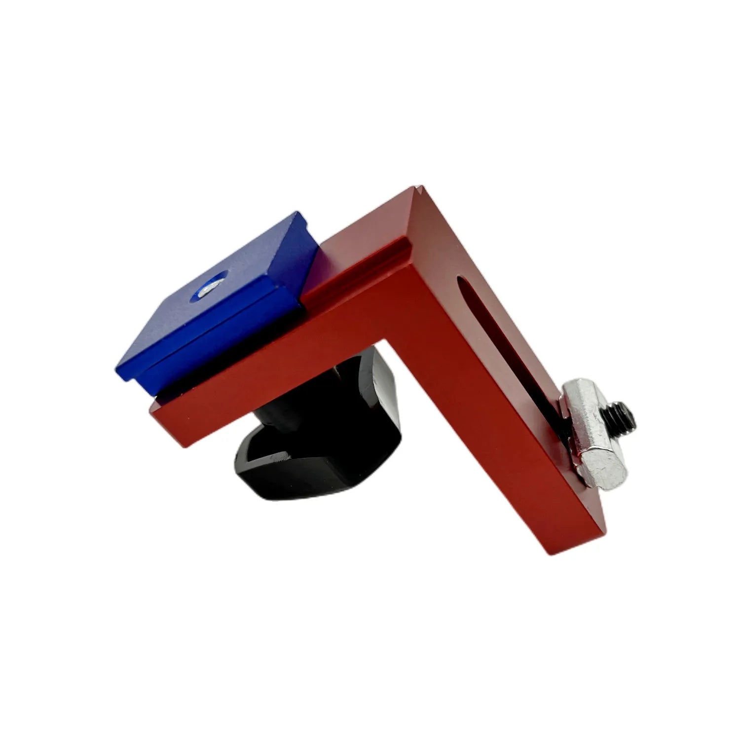 Miter Track Stop T-Slot T-Tracks Stop Chute Locator Aluminium Alloy Backing Connector for Woodworking Guide Rail Table Saw DIY