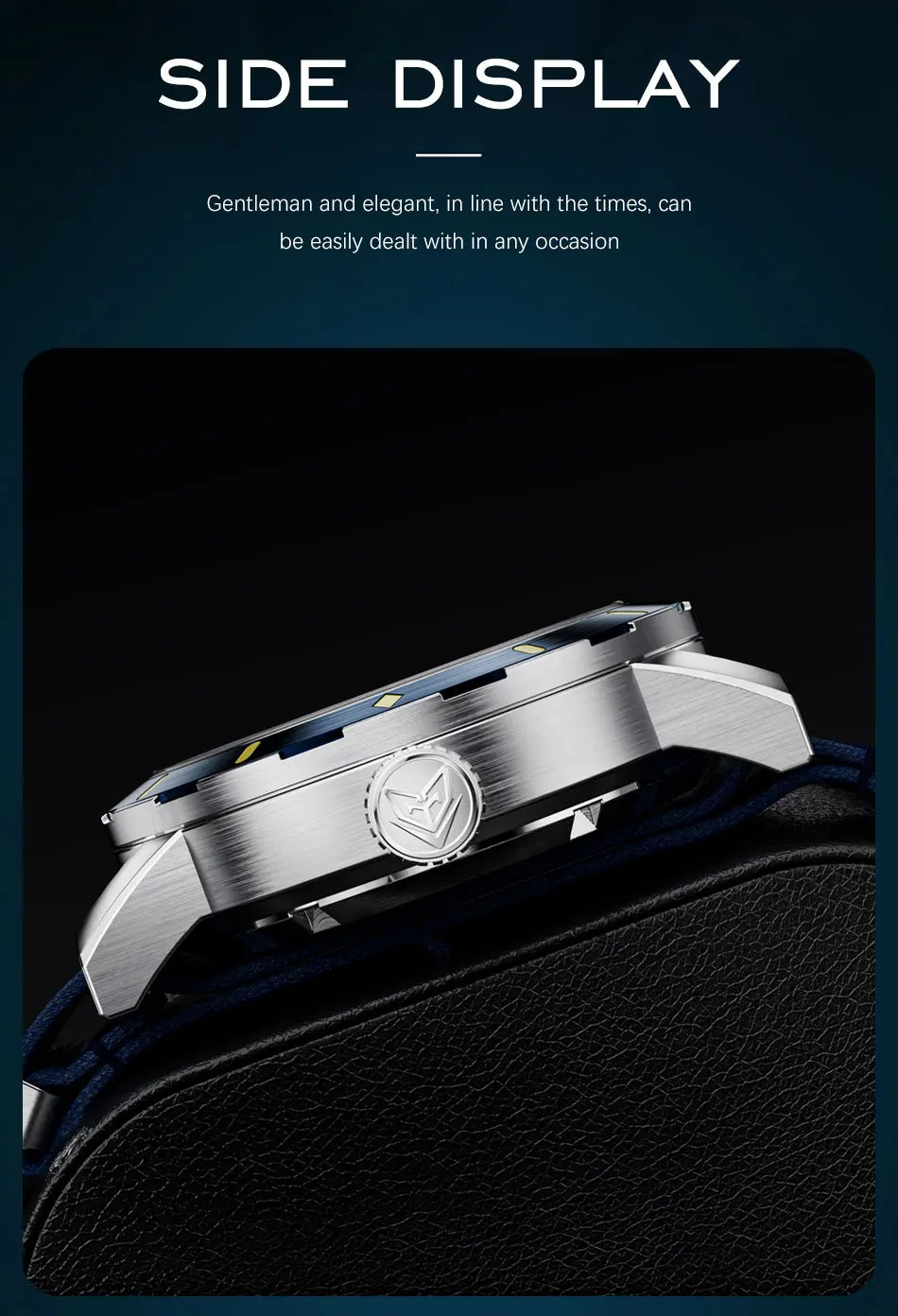2024 New Men Watch Automatic Mechanical Wristwatch Sapphire Diver Watch 500M Waterproof Diving Sports Watches Men Reloj Hombre