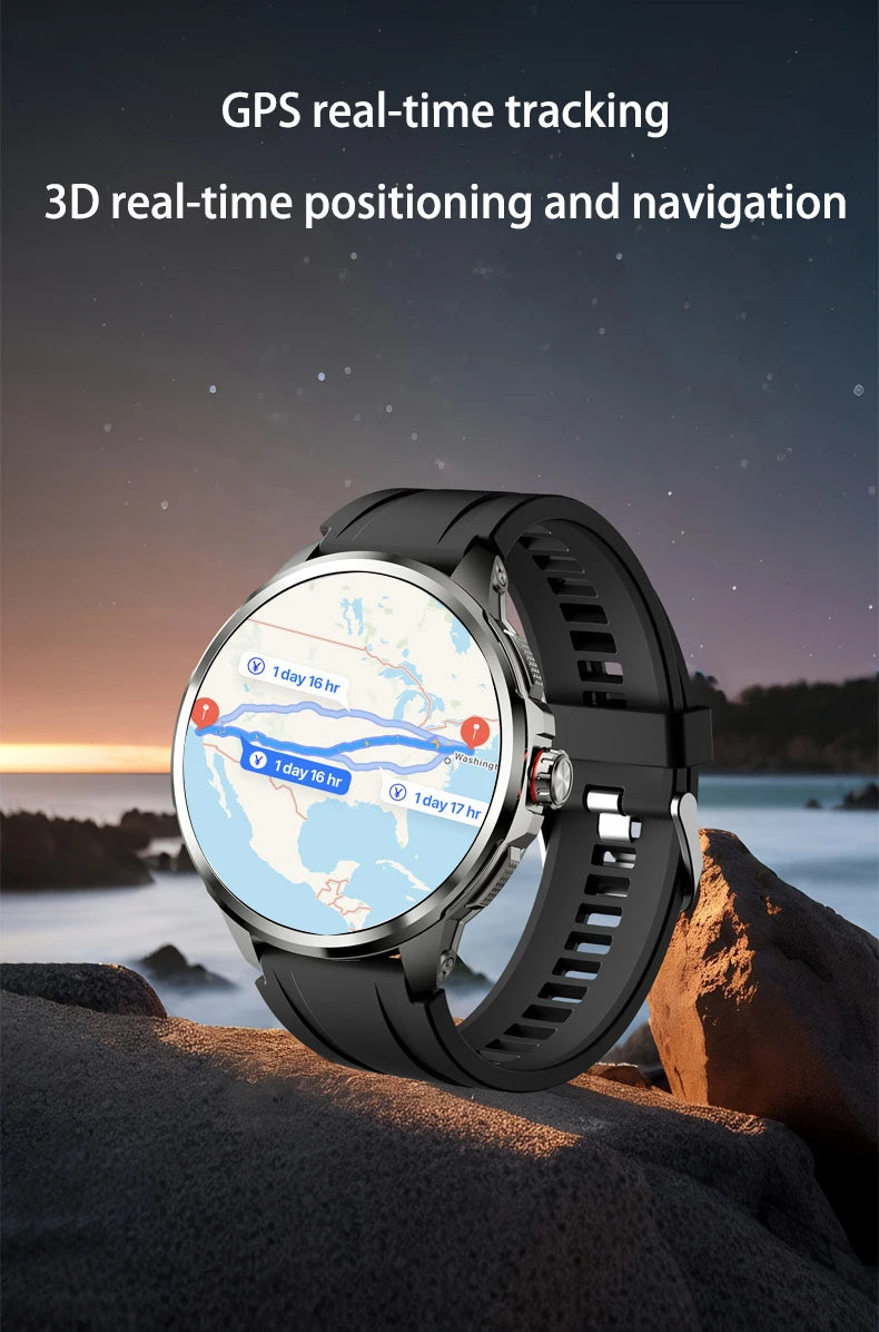 Goldenspike 32GB+256GB Smartwatch 4G/5G LTE 900W Rotary HD Camera GPS WIFI HiSportPro App Bluetooth Smart Watch For IOS Android