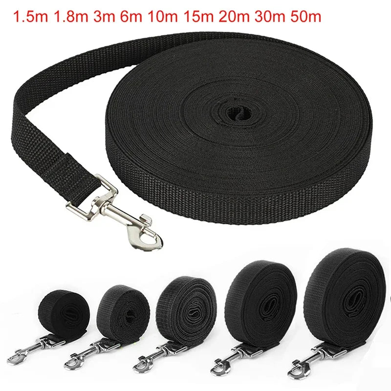 Long Tow Rope Nylon Dog Leashes 1.5M-50M 10M Pet Walking Training Leash Cats Dogs Harness Collar Lead Strap