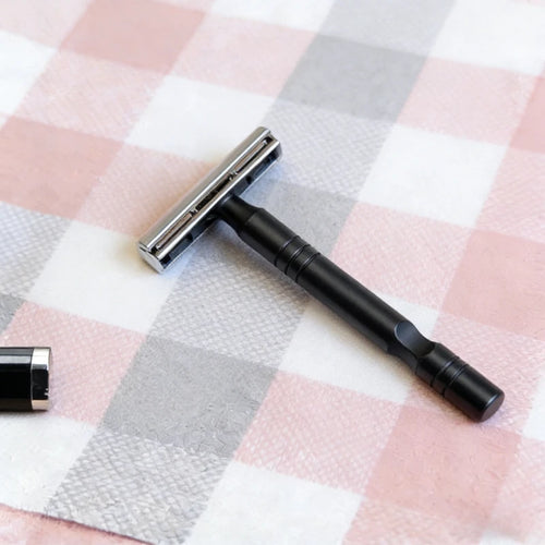 2026 YAQI Chrome And Black Color Aluminum Handle Light Weight AC Blade Excalibur Single-edged Mens Shaving Safety Razor
