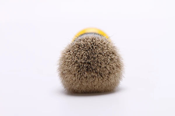 YAQI Retro 22MM Sagrada Familia Two Band Badger Hair Resin Handle Men Wet Shaving Brush High Quality Mature Male Shaving Brush