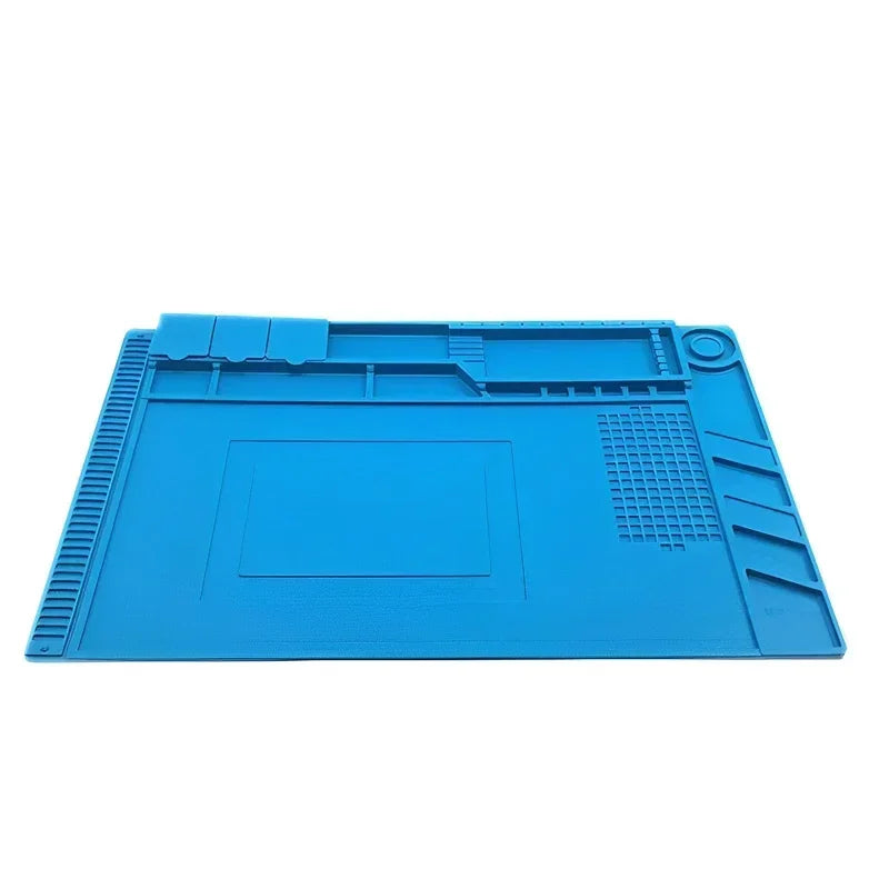 Durable ESD Silicon Soldering Mat Heat-Resistant Work Pad for Hot Air Gun Soldering Iron Station Repair Thermal Insulation Pad