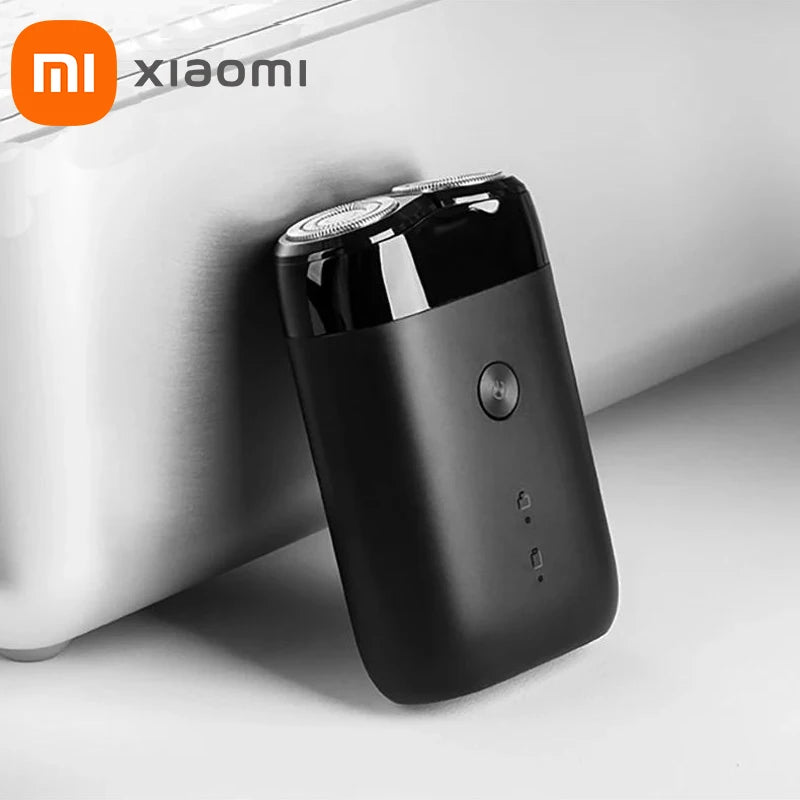 Xiaomi Mi S100 Electric Shaver IPX7 Waterproof 7200RPM Dual Floating Head Wet/Dry Shaving Type-C Fast Charge 90min USB Razor
