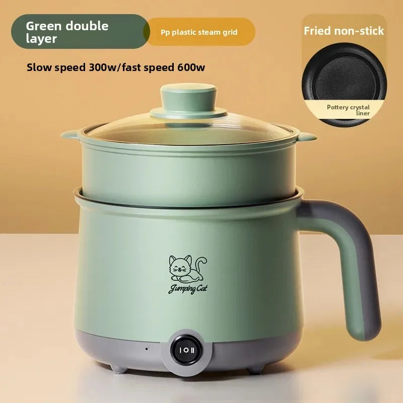 Mini Multi-Function Electric Cooker Small Integrated Steaming And Cooking Dormitory Noodles Home Use Single Person Mini Electric