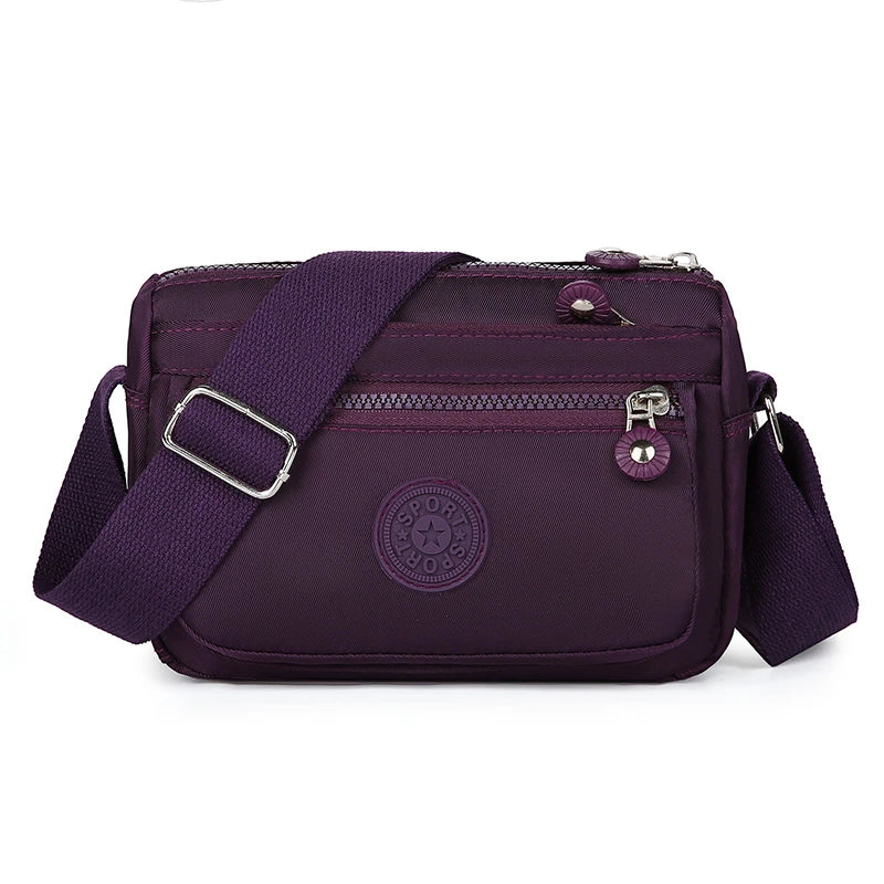 Waterproof Nylon Oxford Cloth Crossbody Bag Women's Single Shoulder Bag Versatile Durable Soft Casual Style Youth Fashion