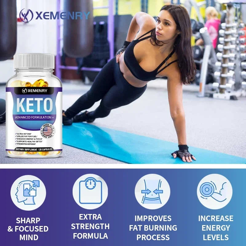 Keto Capsules - Weight & Fat Management, Burn Belly Fat, Detoxification, Digestion, Immunity