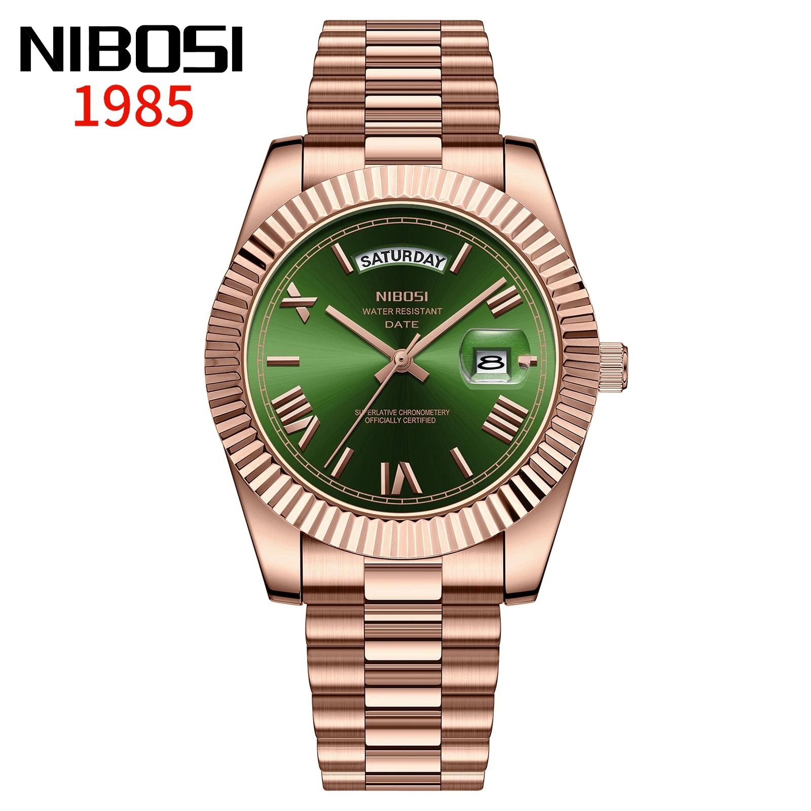 NIBOSI Top Brand Luxury Men Watches Fashion Wristwatch Day Date Miyota Quartz Watch Men Waterproof Steel Male Clock Reloj Hombre