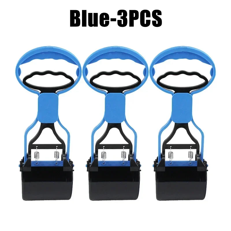 Durable Plastic Portable Pet Pooper Scooper with Sawtooth Edge Dog Poop Picker for Indoor Outdoor Cleaning Tool