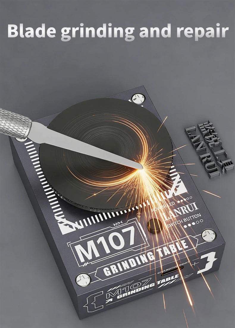 Lanrui M107 Grinding Machine for Mobile Phone Repair Tweezers Cutting Heads Blade Repair Tool Grinder Tool Grinding Machine