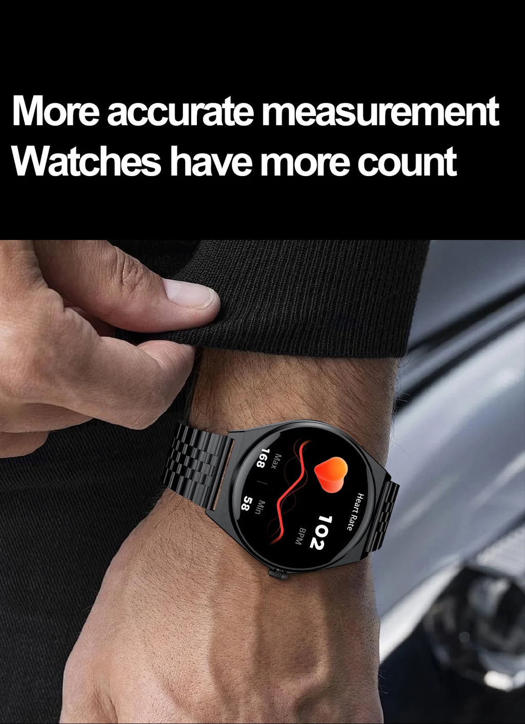 DAORKOW New Ultra thin Wireless Call SmartWatch Women Watches Men Sports Fitness Tracker Heart Rate Smartwatches For Android IOS