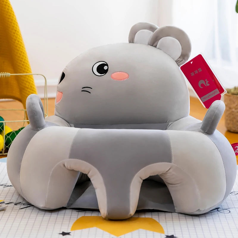 1Pcs Baby Support Seat Sit Up Soft Chair Cushion Sofa Plush Pillow Toy Animal Sofa Seat Pad