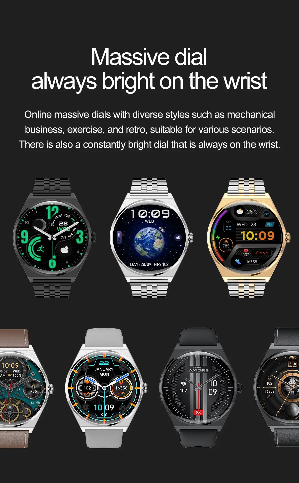 DAORKOW New Ultra thin Wireless Call SmartWatch Women Watches Men Sports Fitness Tracker Heart Rate Smartwatches For Android IOS