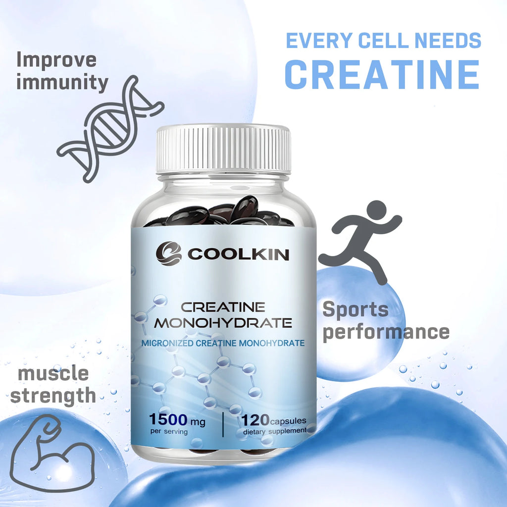 Creatine Monohydrate - Promote Muscle Recovery, Improve Athletic Performance, Improve Energy Endurance, Increase Muscle Mass