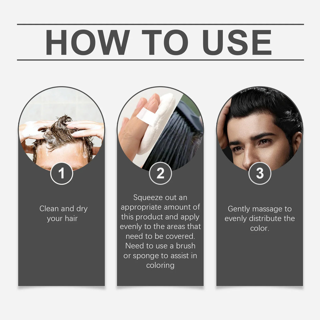 Hair Root Concealer Cream - Instant Hair Line Coverage, Long-Lasting Volume Boosting, Gentle Moisturizing & Nourishing
