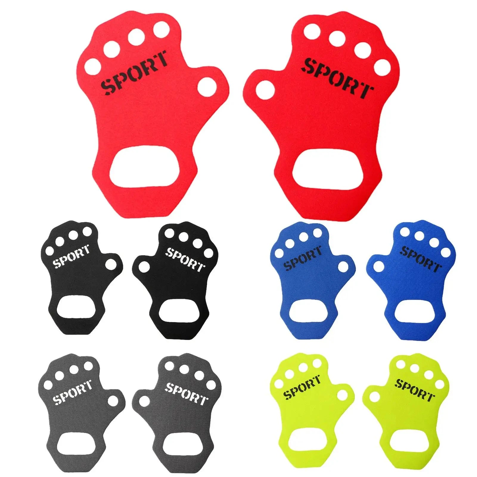 1Pair Lifting Grips Cross Training Weightlifting Palm Grips Hand Protection For Home Gym Fitness For Gymnastics Pull-Ups durable