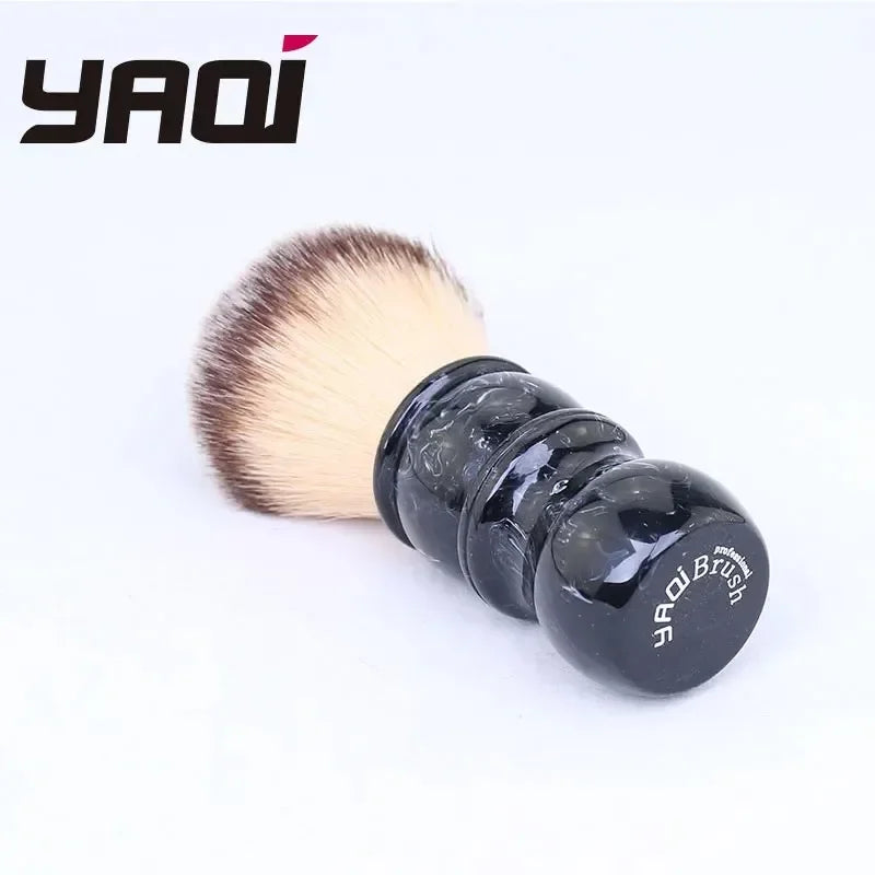 Yaqi Shaving Brush 24MM Men's Resin Handle Nylon For Men Clearance Beard Professional Barber Face Cleaning Shaving Brush Tool