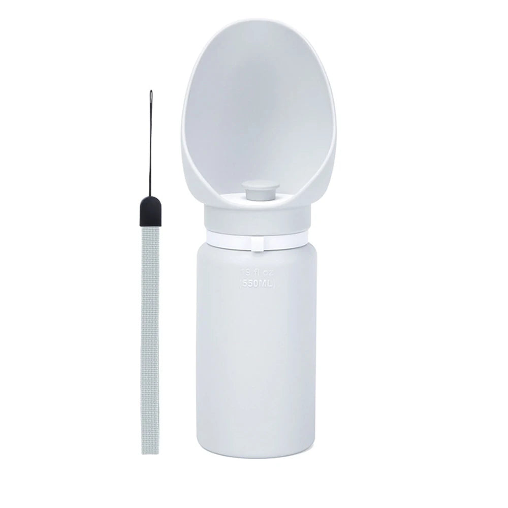 550ml Portable Silicone Pet Water Bottle Outdoor Travel Foldable Leak Proof Dog Water Bottle Cat Water Bottle