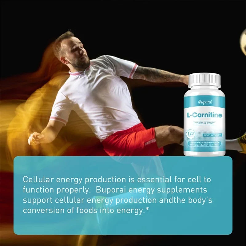 L-Carnitine Capsules - Weight Management,Support Energy,Grow Muscles, Promote Metabolism, Improves Memory and Concentration