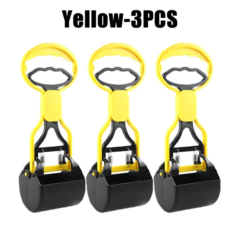 Dog Poop Bags Holder Picker Scooper Dog Waste Clean Up Poop Cleaner Claw Grabber for Dogs Puppy Outdoor Walking Park Tools
