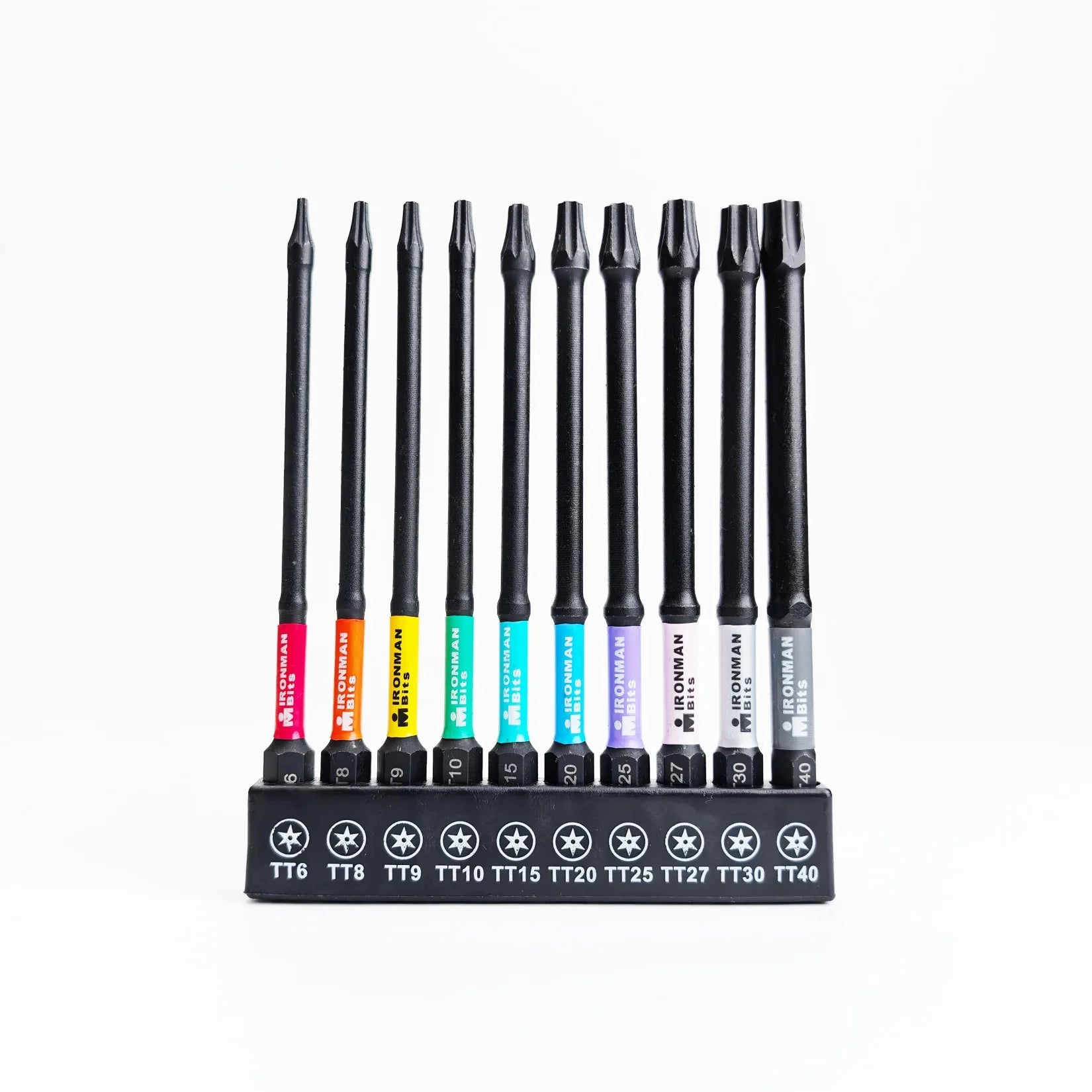 25-150mm Magnetic Screwdriver Bit Set S2 Alloy Steel Torx Impact Screw Driver Bits Hex Shank Batch Head with Holder Hand Tools