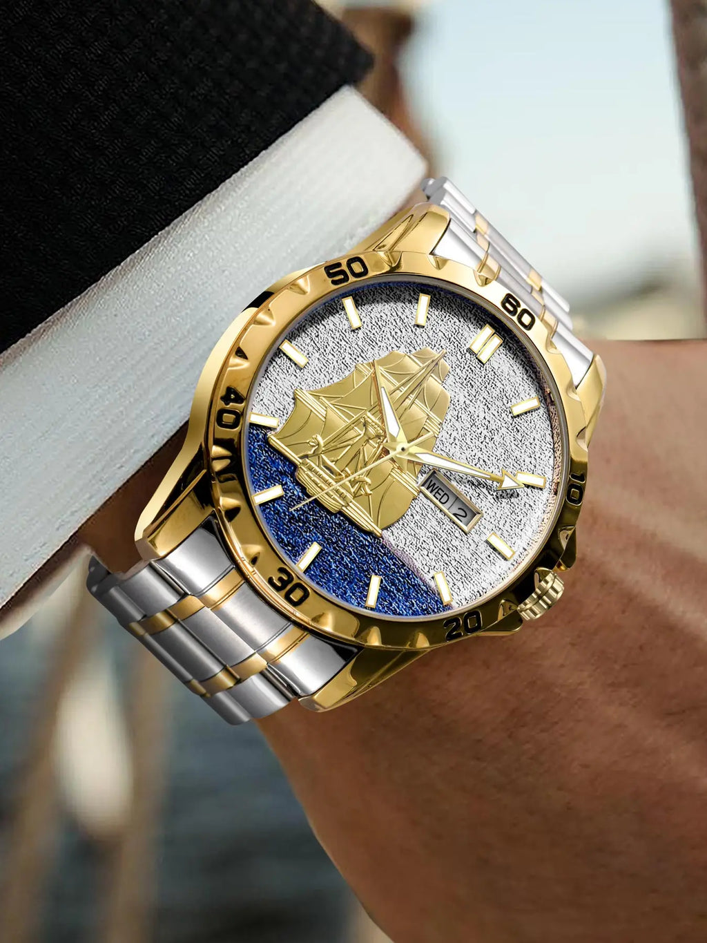 Glenaw Sailing Series Top Brand Luxury Men's Watch Fashion Business Fully Automatic Mechanical Waterproof Watch