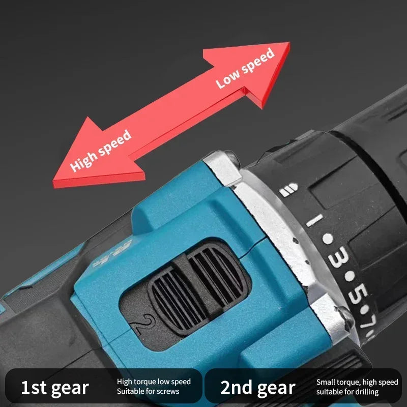 100% Brand New Original Makita DDF487 Cordless Driver Drill Brushless Electric Impact Screwdriver 18V Rechargeable Power Tool