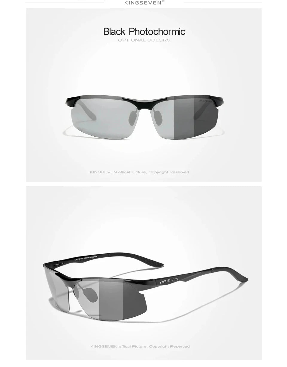 KINGSEVEN UV400 Polarized Men Sunglasses Cycling Driving Mirror Lens Male Glasses Anti-glare Women Fishing High Quality Eyewear