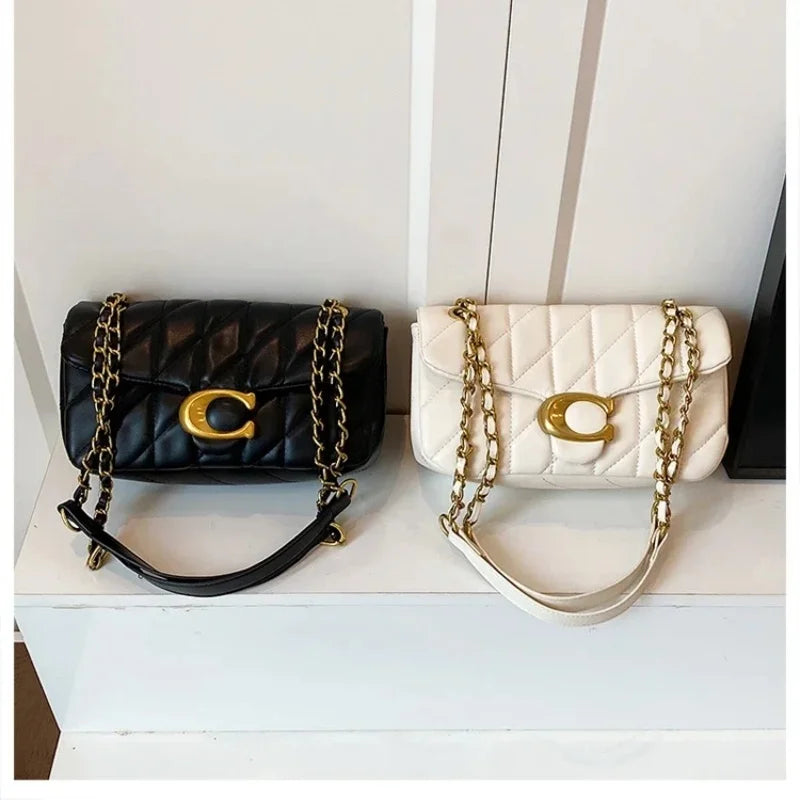 Advanced Chain Diamond Grid Bag, High-quality Women's Small Bag, Small Fragrant Style Crossbody Bag, New Bag, Shoulder Bag