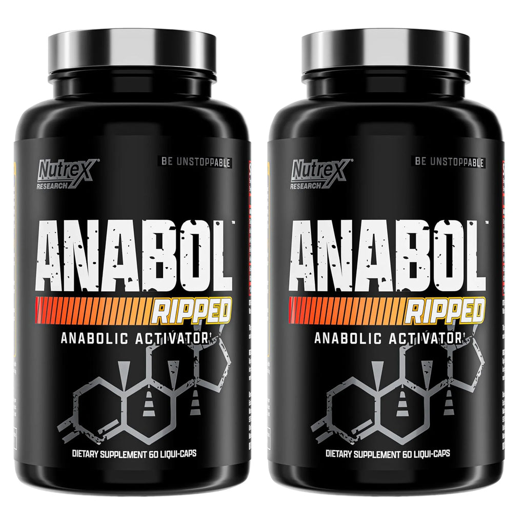 60pcs Anabol Ripped Anabolic Muscle Builder for Men, 2-in-1 Muscle Builder and Shredding Supplement